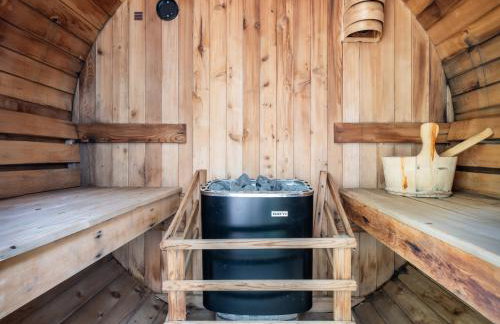 Cabin W Hot Tub, Sauna, King Beds, National Park - Foto 8