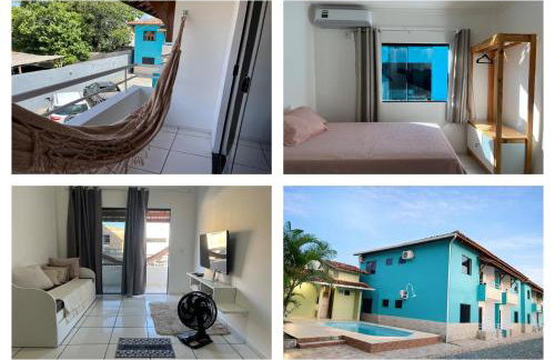 Apto 2 quartos, ar condicionado, 2 banheiros privativos, piscina, no Bairro Cambolo - Foto 5