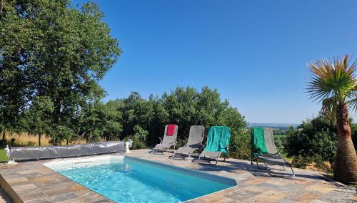 Le Cottage Bohème Nature Piscine Chauffée Privée du Tarn entre Toulouse et Albi & Les Cottages du Tarn - Foto 3, Garden, sunbed, Garden view, pet friendly