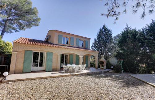 villa 8 pers, climatisée, piscine chauffée, un havre de paix sous les pins parasols - Foto 6