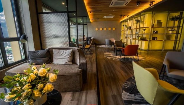 Zona de estar del vestíbulo