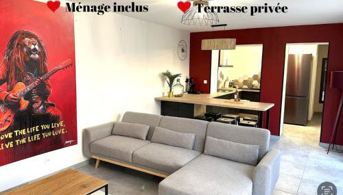 Maison calme avec terrasse garage centre-ville B - Foto 3