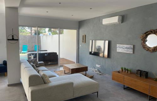 Villa design Cap dAgde piscine et plage - Foto 28