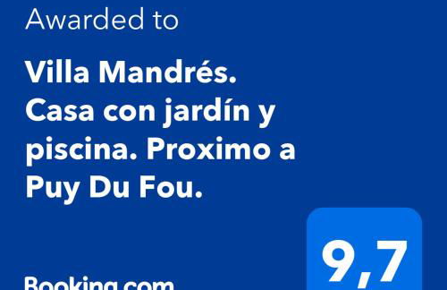 Villa Mandrés. Casa con jardín y piscina. Proximo a Puy Du Fou. - Foto 2