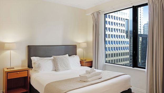 City Hideaway 1 BR Apt with Pool - Gym - Foto 3, Habitación