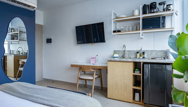 w Exceptional Loft w Great Terrace in CTG - Foto 3, Habitación