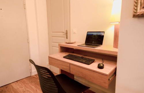 Paris-Daumesnil - Grand 2 pièces de charme sur jardin - 61m2, pour 4p - Large 4 star charming 1 BR apt for 4 with AC - Classement Officiel 4 étoiles - Foto 13