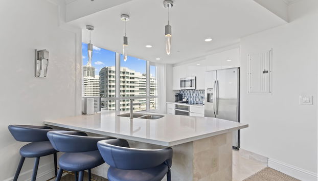 Luxury apt with Bay View at Miami Beach - Foto 5, Cocina privada