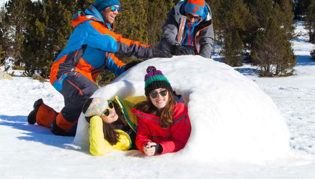 Construction d’un igloo