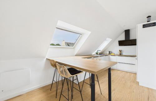 Villa Bel'Odet, appartements modernes au calme, terrasses pour les T2, grand jardin et parking gratuit, à 5 min des plages de Bénodet - Foto 38