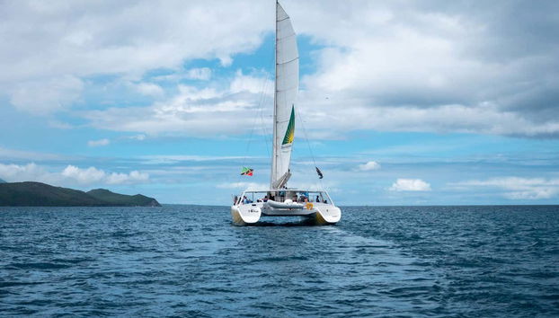 Sailing in the Caribbean Sea