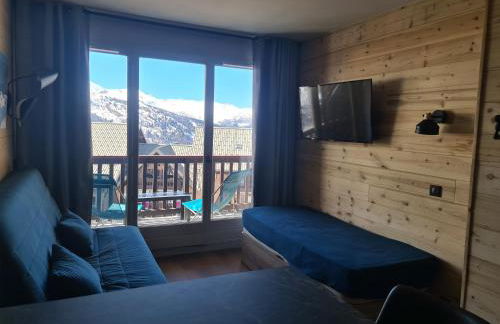 appartement le Chamois 312 Valmeinier 1900 piscine extérieur uniquement ouverte saison d été avec 1 chambre - Foto 7