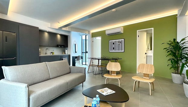 w Modern 1BR With Rooftop Pool In Casco Antiguo - Foto 2, Habitación