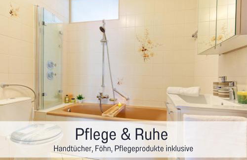 Stadtdomizil Ziegelfeld - Ruhig & Zentral, 65" TV, Südbalkon, vollausgestattete Küche, Altstadt fußläufig, Bahnhof 5-10 Min, Tiefgarage im Haus - Foto 7