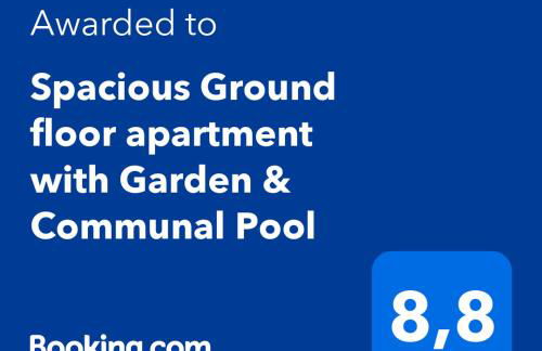 Spacious Ground floor apartment with Garden & Communal Pool - Foto 51