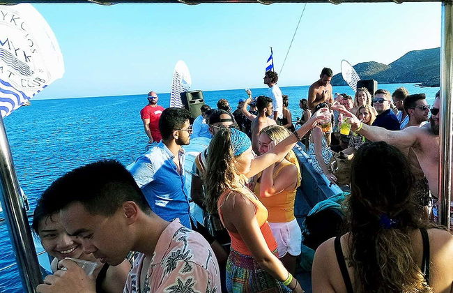 Fiesta en barco por Mykonos al atardecer - Foto 6