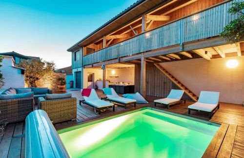 Villa Oceana vue exceptionnelle sur l'océan, haut standing, front de mer. - Foto 48