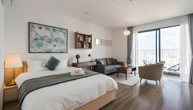 Saturn- Vinhomes Skylake Apartment - Foto 4, Habitación