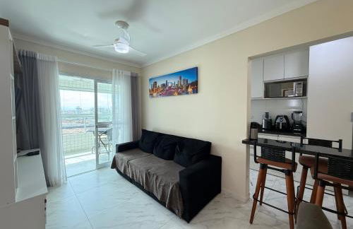 Apartamento Vista Mar Mirim 2 Dormitorios suite com Wifi para até 8 pessoas 1 vaga de estacionamento - Foto 5