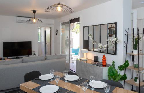 MAISON LEUCATINE - Classée 4 étoiles ! BBQ & Terrasse Privée - Climarisation & Parking privé - Séjour PROCHE PLAGE et IDEAL Famille - OFFRE SPECIALE - - Photo 13