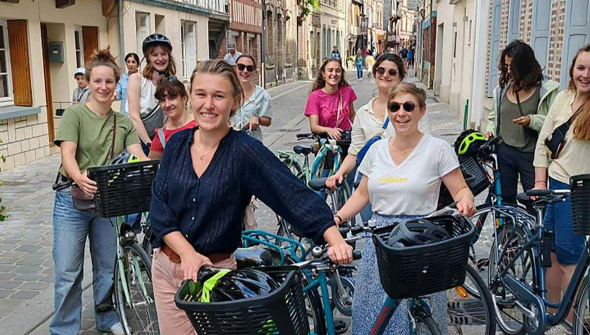 Balade à vélo dans Honfleur