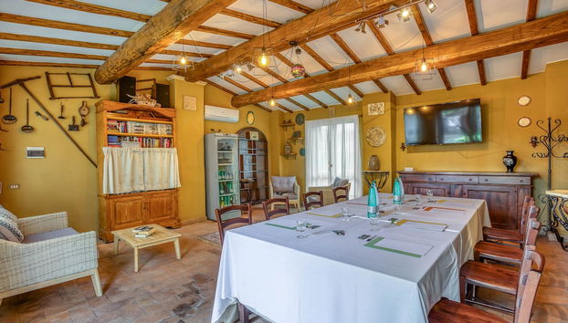 Zona de estar del vestíbulo