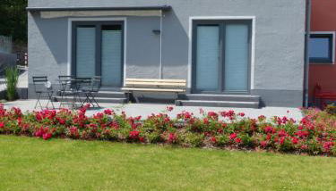 Das Rote Haus - Hohnemichels Ferienhaus - Foto 4, Garden, Garden view