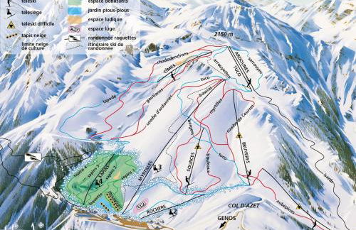 Val Louron Pied des pistes apartment 34 m² 5 pers - Foto 25