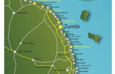 Chalé com Churrasqueira, 3Q - Praia de Zumbi RN Ch 16 - Photo 9