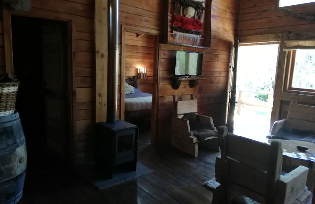 Cabaña Rústica 2 Maravillosa,con Troncos Nativos, con Orilla de Río Trancura - Photo 5