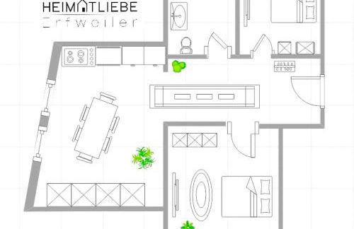 Heimatliebe Erfweiler Wohnung DREI - Foto 2