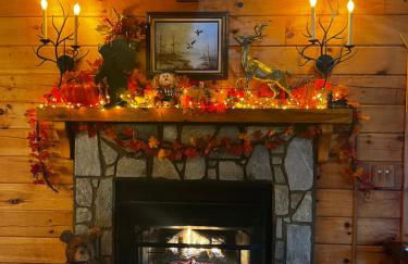 BearHavencabinfun 3 story Log Cabin Mountain View,Hot Tub, sleeps 10 - Foto 9