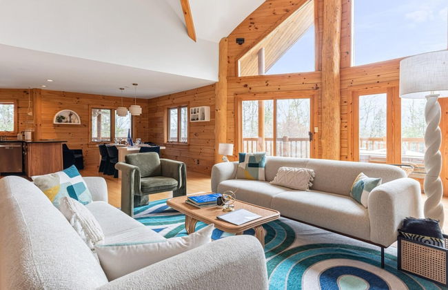 Sun-filled Log Home on 20 Prvt Acres Nr Rhinebeck - Foto 13