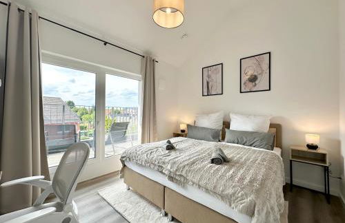 LIVA Stays - Henstedt Ulzburg - Nähe Hamburg & Flughafen - Nähe Bahnhof - Terrasse - Smart-TV - Foto 15