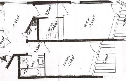 Aravis 1500-11 - 2 pieces et coin nuit - Foto 13