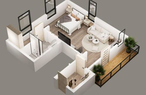 The Highland Cow Room - Newly Built Midway Loft - Foto 12