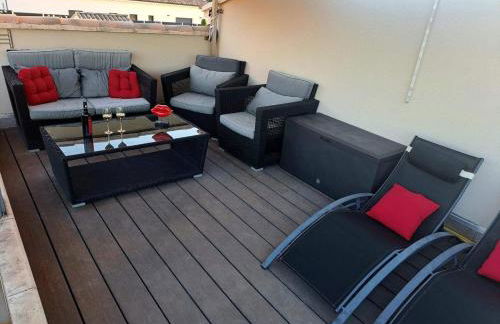 L'Aurore Love Room de prestige jacuzzi sauna piscine chauffée cuisine - Foto 53