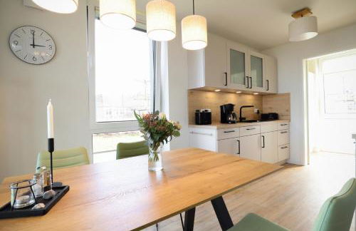 BeltBlick 8 - Moderne Ferienwohnung mit unverbauten Meerblick & Sauna! - Foto 14