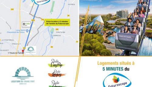 Locations du Grand Pont - Appart hôtel Poitiers - Futuroscope - Foto 3