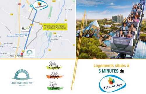 Locations du Grand Pont - Appart hôtel Poitiers - Futuroscope - Foto 3