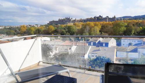 Les Suites du Saint Nazaire, vue panoramique sur la Cité Médiévale - Les Balcons de la Cité - Foto 3