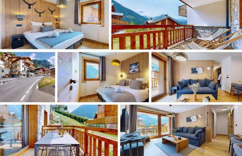 New - South-facing terrace, parking, 300 m slopes - Foto 2