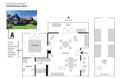 Atelierhaus am Bodden FeWo A oben - Photo 2