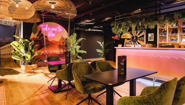 Zona de estar del vestíbulo