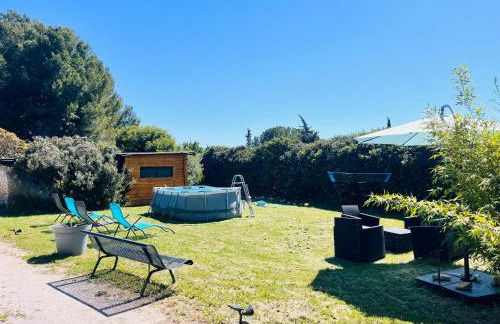 Location T3 jardin avec piscine - Foto 8