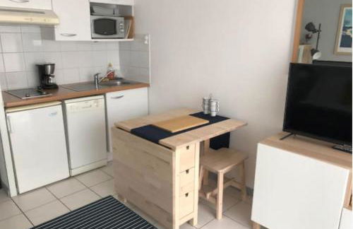 Studio au calme avec piscine, face golf, parking gratuit, tout à pied à 10mn centre ville - Foto 3