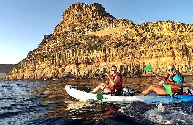 Kayak y snorkel en las cuevas de Taurito - Foto 1