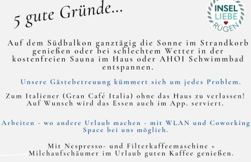 DAS APPARTEMENT INSELLIEBE RÜGEN inkl Sauna und 3h täglich Eintritt AHOI Schwimmbad - Foto 27