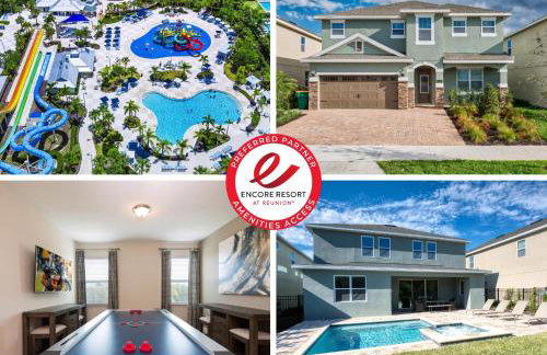 Lovely Home With Private Pool And Air Hockey Table Near Disney With Waterpark & Resort Access At Encore Resort - 7467Mr - Foto 1