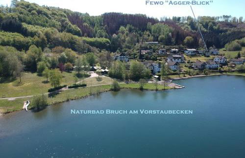 Seeblick-Ferienwohnung im "Ferienhaus Agger-Blick" mit traumhafter Sonnen-Terrasse, Sauna, E-Kamin & Kajak - Foto 16